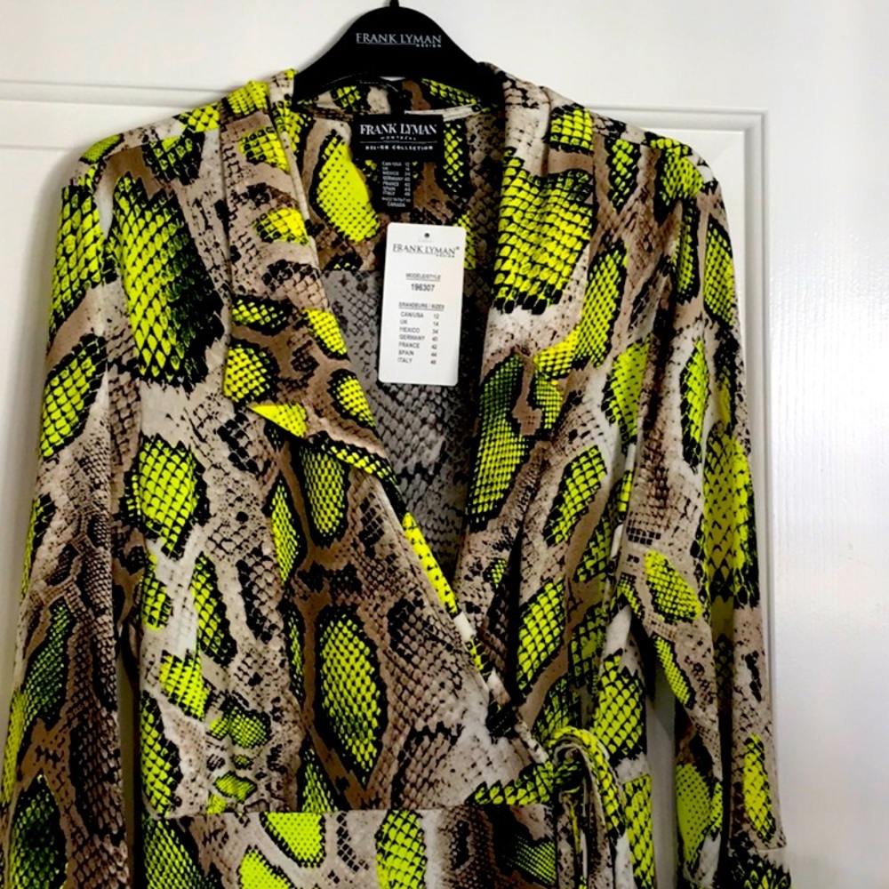 #65 Brand New Frank Lyman Wrap Dress